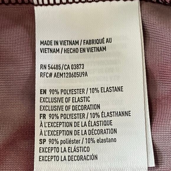 American Eagle Purple Tie Dye Crushed Velvet Off Shoulder Top MED Fairy Grunge - Picture 8 of 9